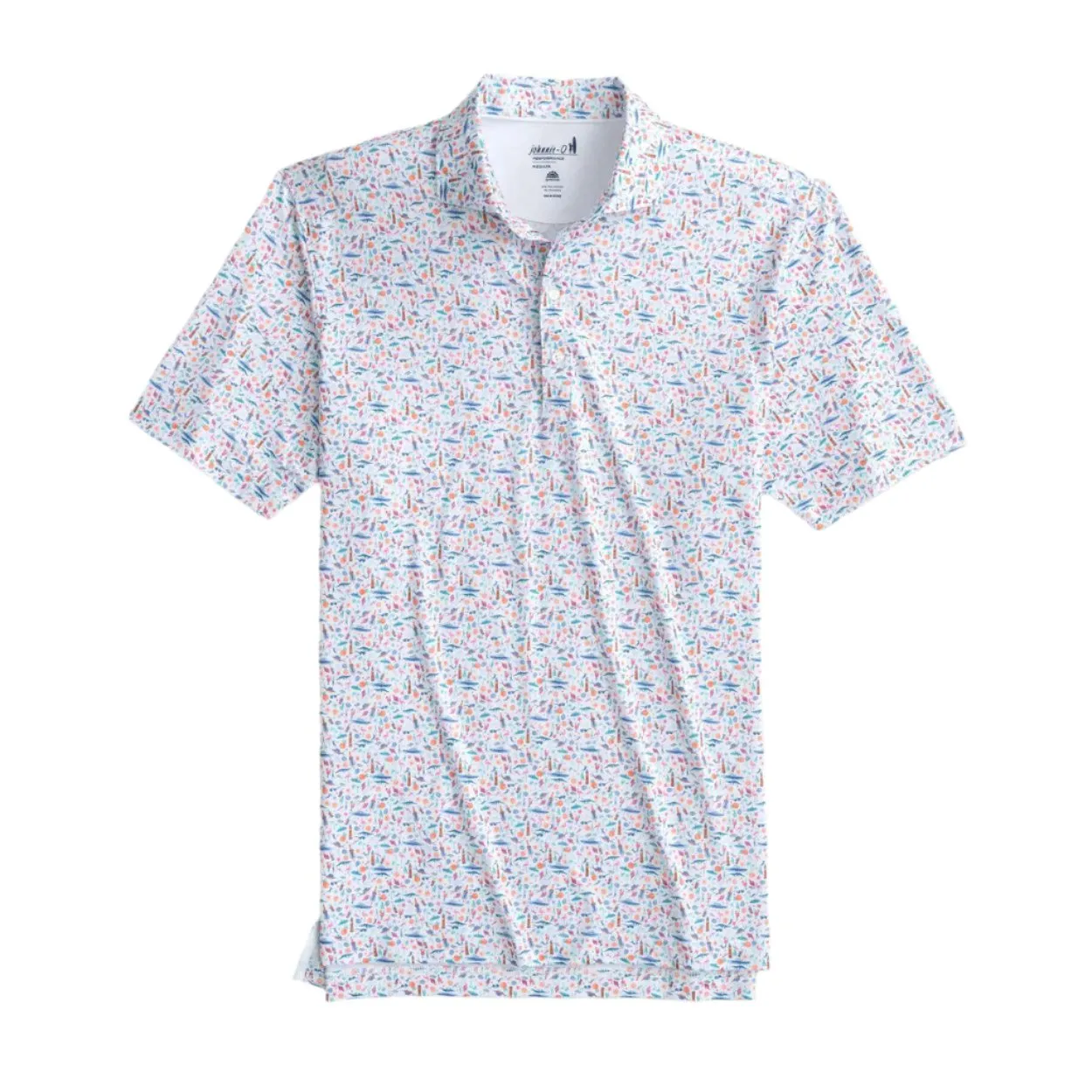 Johnnie-O Sunshine State Printed Jersey Performance Polo
